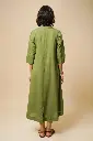 OLIVE GREEN SHIRT DRESS