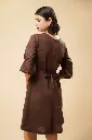 LINEN BROWN ONE PIECE