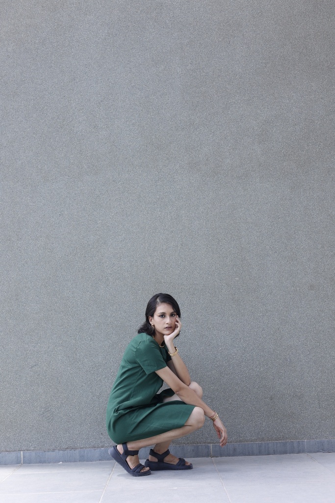 ONE PIECE WITH COLLAR (GREEN)