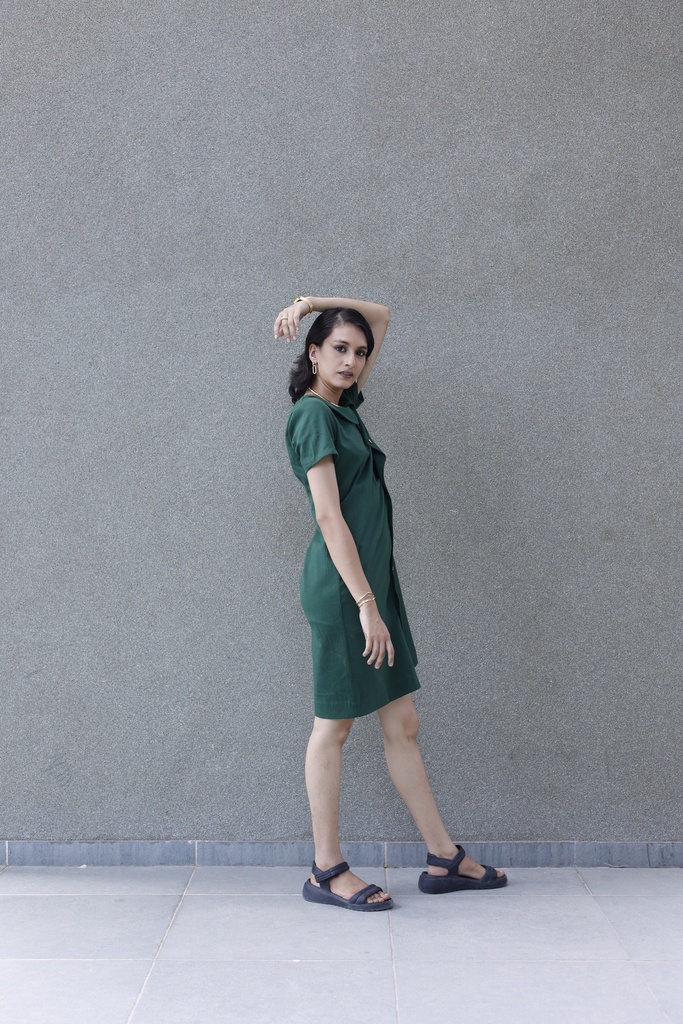 ONE PIECE WITH COLLAR (GREEN)