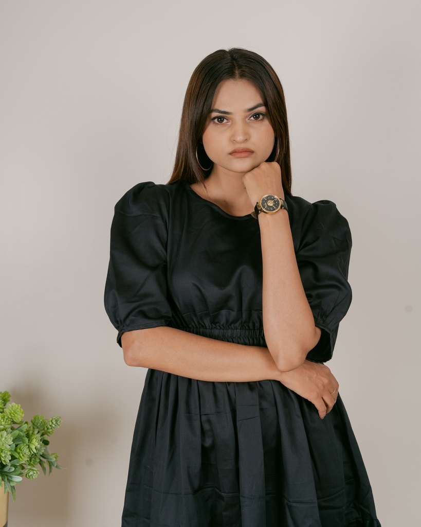 PUFF SLEEVE BROAD ELASTIC