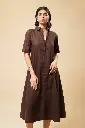 LINEN SHIRT DRESS